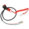 REBEKAMODS Red Emergency Engine Kill Switch with Flexible Cord Tether,
