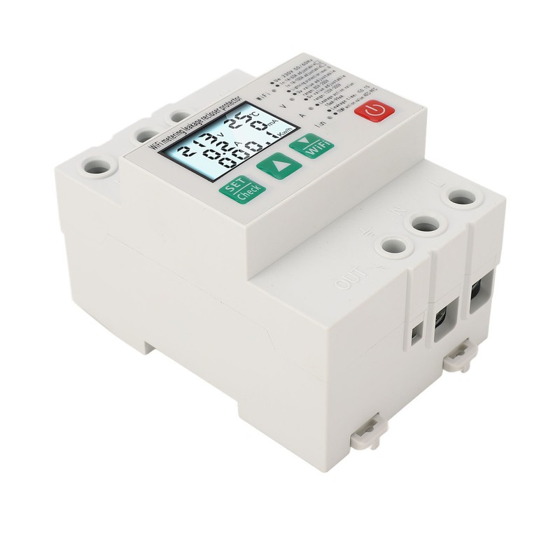 Smart WiFi Circuit Breaker Over Under Voltage Leakage Lightning Protector