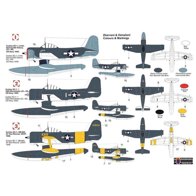 KP Model KPM0375 1/72 US Army Curtiss SC-1 Seahawk Seaplane