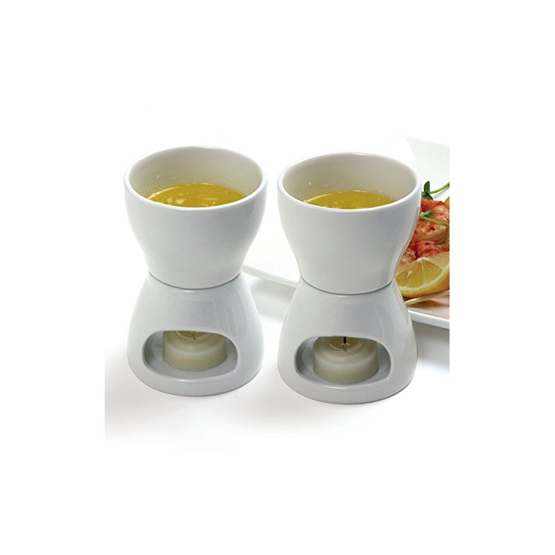 Norpro 213 Porcelain Butter Warmer, 2pc set