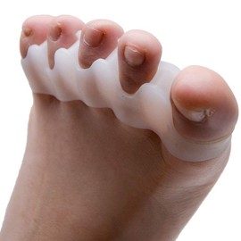 Pedimend Gel Toe Separator Protectors Straightener | Bunion Corrector | Flexible Toe Spacers Spreader | Rubber Toe Stretchers | Perfect for Sports Yoga Practice Running | for Men and Women
