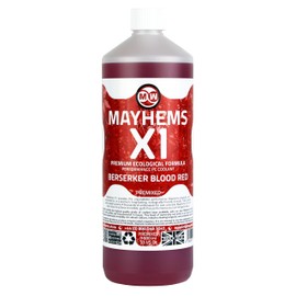 Mayhems - PC Coolant - X1 Premix - Eco Friendly Series, 1 Litre, Berserker Blood Red
