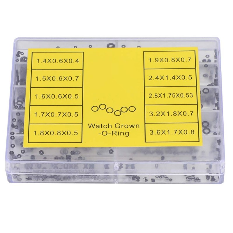 500pcs O Ring Set Rubber Washer Gaskets Watch Head Waterproof