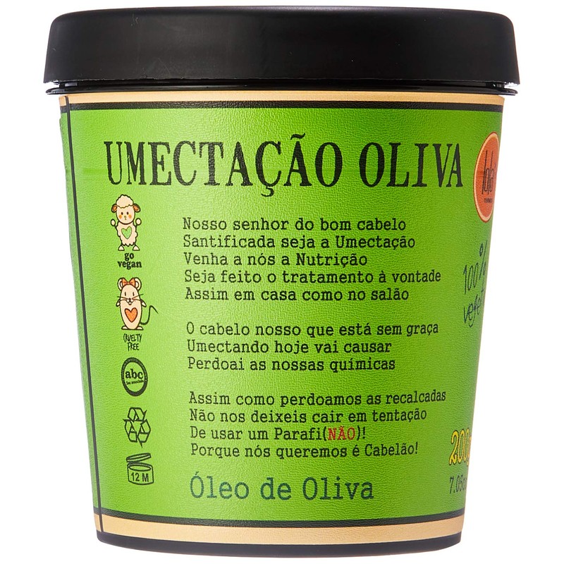 Linha Umectacao Lola Brasil - Umectacao Olive 200g - (Lola