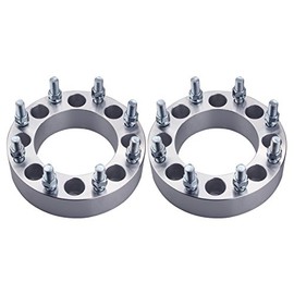 DCVAMOUS 2PC 8x6.5 to 8x180 Wheel Adapters 1.5 Inch with 14x1.5 Studs Compatible with Chevy GMC 8 Lug for 1999-2010 Silverado Sierra 2500 3500 HD | 2014-2021 RAM-2500 3500 (8x180 Rim on 8x165.1 Truck)