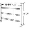 Prime-Line S 4747 Carbon Steel Fixed 3-Bar Window Grill for