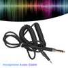 Stretchable Audio Cable Spring Headphone Cord Replacement Coiled Headset Cable