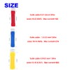 CEEYSEE 120Pcs Butt Connectors Insulated Crimp Terminal Splice Cable Electrical