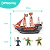 THE TWIDDLERS - Pretend Play Pirate Ship with Model Pirate