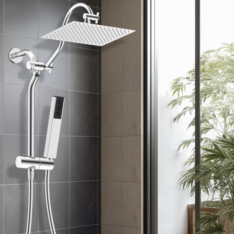 Hibbent cUPC Certified High Pressure 12'' Rainfall Shower Head, Showerhead