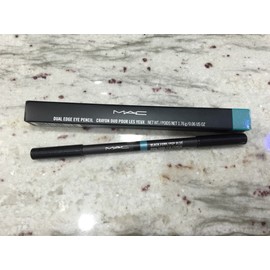 MAC Cosmetics Dual Edge Eye Liner Eyeliner Pencil **BLACK FUNK/ POP BLUE** NIB