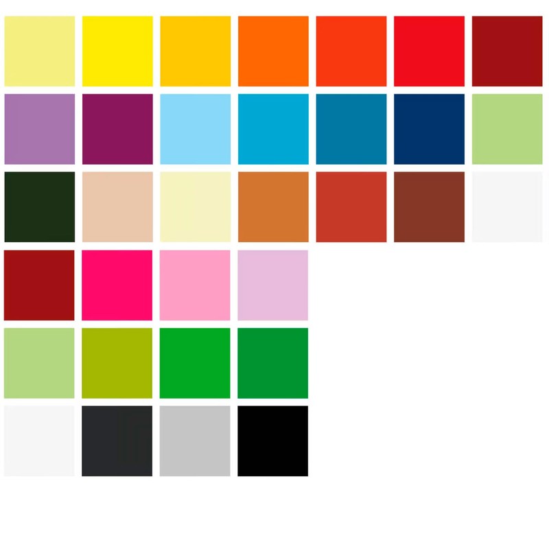 Cartulina Fabriano Colore Tamaño Carta 22x27.94 Cm 50 Hojas (Negro)