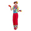 WILBERS & WILBERS 4811 Clown Costume for Women, Two-Piece, Jumpsuit,