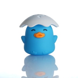 Kreeqe Duck Refrigerator Baking Soda Deodorizer Holder, Odor Absorber & Eliminator (Blue)