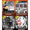 Mini V8 Engine Model Kit That Runs, 770PCS Motorized Building