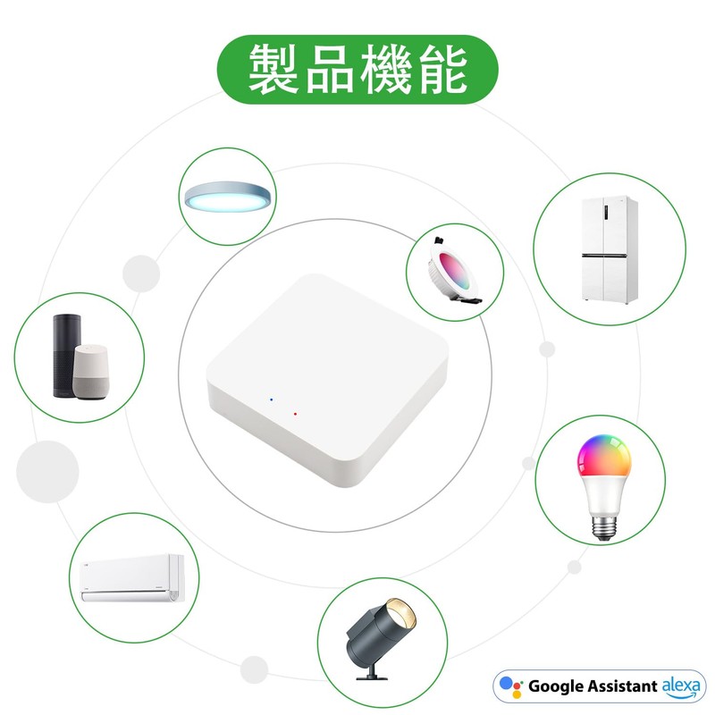 Arotelicht WiFi Gateway, Smart Hub for Smart Life Bluetooth Downlight,