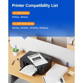 17A Toner Cartridge Black 2-Pack with Chip Replacement for HP 217A CF217A CF217X 17X Compatible with Laserjet Pro MFP M130fw M130nw M130fn M130a M102a M102w M130 M102 Ink Printer All-in-One Drum Unit