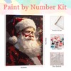 Auremi Santa Claus Paint by Number Kits with Framed, DIY