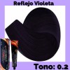 Nutrapel Color Tech Tinte Tono Chromo 0.2 Violeta Reflejo Nacarado