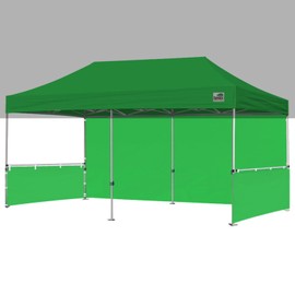 Eurmax USA Walls for 10'x20' Pop-up Booth Canopy Tent Commercial Instant Canopies,Enclosure 1 Full Sidewall & 2 Half Walls ONLY,NOT Including Frame and Top