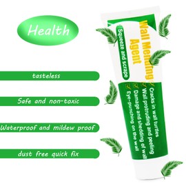 SOSFKIM Drywall Repair Kit, Wall Repair Patch kit, Drywall Patch (2 inch + 4 inch）*1, Wall Mending Agent 2 * 3.5 Ounce, spackle Wall Repair kit