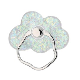 Flower Ring Smartphone Ring Aurora x Cloud SAR0100-SV (Silver) (For Various Smartphones)