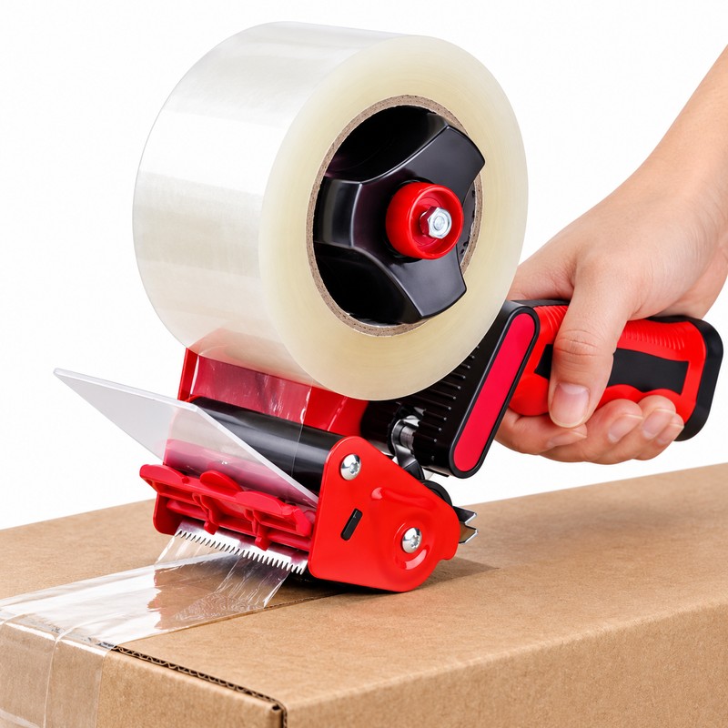 Handheld Packing Tape Dispenser for Carton Sealing – Thickened Metal