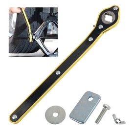 2025 Upgrade Car Jack Ratchet Wrench,Hexagon + Phillips 2-in-1 Scissor Jack Wrench with Long Handle & Forward/Reverse Adjustment,Auto Labor-Saving Scissor Jacks Handle