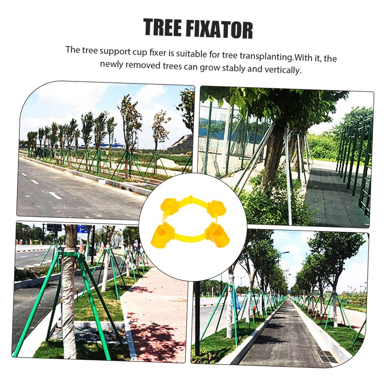 Kisangel 1set Tree Support Cups Strap Growth Landscape Supportive Tree