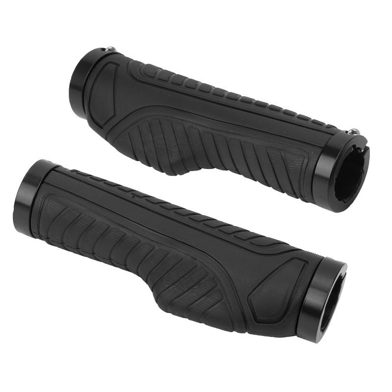 Mountain Bike Soft Handlebar Grips Bicycle Double Lock AntiSlip Rubber