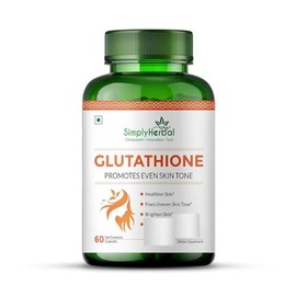 Generic L Glutathione 1000mg Capsules with Vitamin C & E for Glowing & Brightening Healthy Skin Immune Support, Antioxidant Support, 30 Veg Capsules