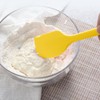Yellow Rubber Spatula for Kitchen Use, 10.8In Silicone Spatulas for