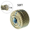 3/4 inch 1 inch Diameter Twisted Manila Rope, Twisted 3