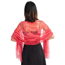 FAIRYGATE Women's Scarves & Wraps Womens Scarves Evening Wrap Stole Shawl for Wedding Parties Bridesmaid Prom Scarf Shawl Shawls for Weddings A0612