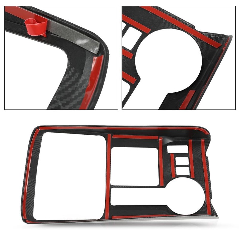 DOTCOM Center Console Gear Shift Panel Decor Cover Trim Compatible