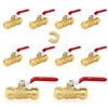 (Pack of 10) Seelink 1/2 Inch Push-Fit Ball Valve with