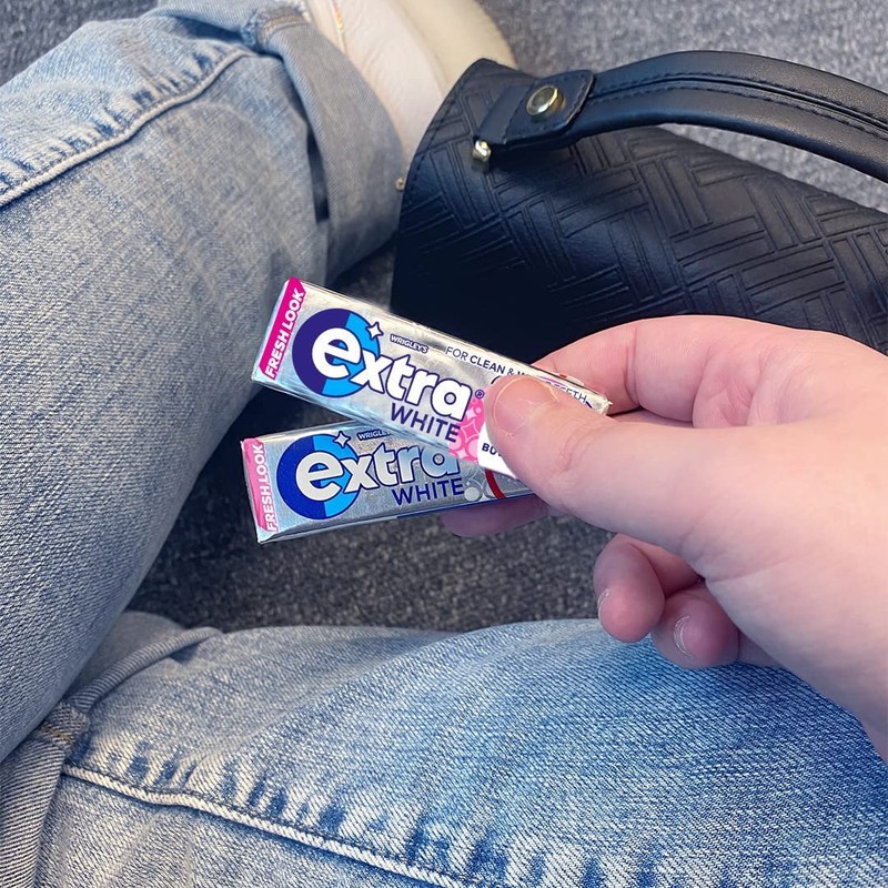 Extra White Bubblemint, 6 x 12g