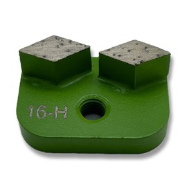 Diamond Metal Bonds sharktooth Hard - 16 Grid (3-Piece Set) Compatible with Newgrind Rhino RX7, RS150, RM350, RL500, RLP800, RXL1000, RXLP1500-Premium Quality-Grind Concrete with Ease