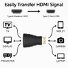 Mini HDMI Male to HDMI Female Adapter – High-Speed Converter