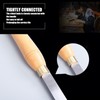 Skew Chisel HSS Lathe Turning Tool Ergonomic Beech Handle Lathe