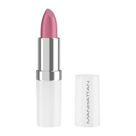 Manhattan Lasting Perfection Satin Lipstick 740 Doll Me Up! Lipstick for Intense, Long-Lasting Colour and Moisturising Care