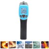 Infrared Temperature Measuring Gun, LCD Display, Industrial Thermometer, No Touch