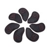 Golf IronCovers, 9Pcs PU and Plush Golf Club IronCovers Waterproof