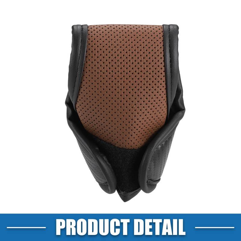 A ABSOPRO Car Shift Knob Cover Universal Vehicle Carbon Fiber
