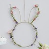 Ginger Ray Easter Bunny Shaped Spring Wreath with Foliage &
