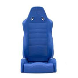 Dilwe RC Car Driver Seat, RC Truck Simulation Seats, Racing Hard Plastic Car Seats, Upgrade Parts for RC Car (Blue Type B)