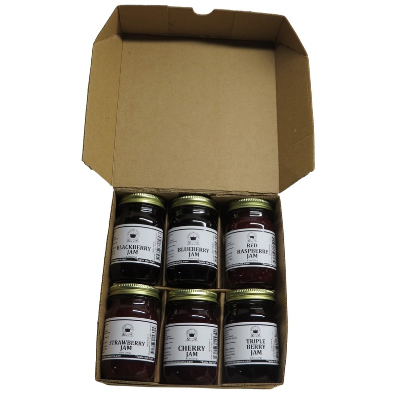 Our Berry Favorites Gift Box (6-4.5 oz jars in a