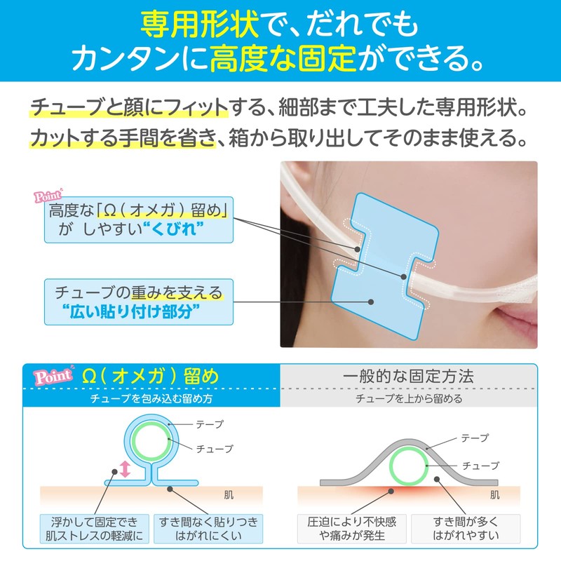skinix YB-P4458 Clear Hold for Cheeks, 1.7 x 2.3 inches