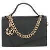 Caprice Women's Leather Handbag, Small, Black (Black Nappa), 1
