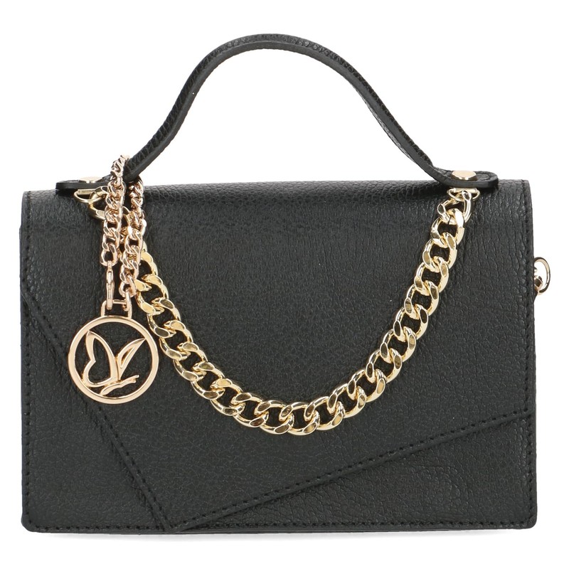 Caprice Women's Leather Handbag, Small, Black (Black Nappa), 1